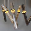 Tubo de Vidrio de Diseñador Italiano Barra Limpiacristales Barra Mesa de Comedor de Restaurante Mesa Isla Tienda de Ropa Escalera Ambiente Candelabro