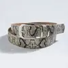 Cinturón de Mujer con Estampado de Serpiente y Leopardo, Soporta Dropshipping, Cinturón Decorativo Versátil y de Moda para Jeans de Mujer