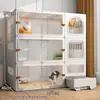 Gaiola para Gatos com Espaço Livre, Banheiro para Gatos Doméstico, Casa para Gatos Integrada, Abrigo para Gatos, Novo Ninho para Gatos, Armário para Gatos, Vila para Gatos Interna