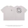 Moda Urbana Europea y Americana Camiseta de Algodón Puro de Manga Corta con Estampado de Letras Cuello Redondo Diseño de Verano Atuendo Genial para Niño Marca de Moda