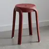 Taburete de Plástico para el Hogar Engrosado Taburete Molino de Viento Silla de Comedor Simple Moderna Banco Alto Mesa de Comedor Silla de Goma Apilable