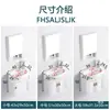 Combinación de Gabinete de Fregadero de Aluminio Espacial Lavabo de Baño Montado en Pared Balcón Lavabo Integrado Gabinete de Baño Mini