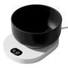 Tazón Calefactor de Temperatura Constante de Contraste de Color Simple Blanco y Negro Transfronterizo para Gatos y Perros Otoño e Invierno Tazón para Gatos y Tazón para Perros Suministros para Mascotas Gato Hogar