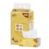 Papel de Seda Qingfeng Madeira Original Dourado Facial 3 Camadas 130 Folhas Doméstico Acessível Lenço Guardanapo Papel Higiênico Frete Grátis