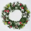 Evento de Mall de Amazon Ventana Copo de Nieve Guirnalda de Navidad Venta Directa Plástico Espuma Piña Cono Champiñón Adornos de Atmósfera