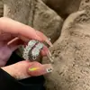 Anillo Vintage Resistente de Plata de Ley S925 para Mujer, Diseño Abierto Ajustable, Sensación de Nicho de Alta Gama, Anillo Versátil de Lujo Ligero para Dedo Índice