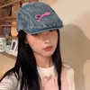 Gorro de mezclilla lavado con lazo para mujer, sombrero de verano estilo Spice Girl, vintage, para cabeza grande, para mostrar la cara, gorra pequeña Bailey, moderno
