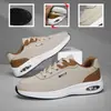 Tênis Casual Esportivo Cano Baixo PU Solado Macio Leve Sapatos Jinjiang Cold-Stick Tamanho Grande 46 Couro Amortecedor de Ar Transfronteiriço Sapatos Masculinos Novo