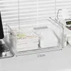 Caja de Almacenamiento Multifuncional para Cosméticos de Escritorio y Mascarillas Faciales, Estilo Cajón Transparente, Caja Multicapa Apilable para Almacenamiento y Organización de Skincare