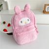 Mini Mochila de Pelúcia 2026 Novo Estilo Lolita Fofa Menina Desenho Animado Bolsa Menina Doce Mochila Pequena