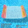 PVC Ecológico Nuevo Estilo Lentejuelas Degradado Clip Malla Hamaca de Agua Reclinable Inflable Exterior Adulto Respaldo Fila Flotante Inflable