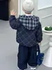 Jaqueta Rota de Outono e Inverno para Meninos Estilo Coreano Acolchoada Infantil com Capuz Roupas Externas para Bebês e Crianças Pequenas Comércio Exterior Transfronteiriço
