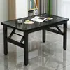 Mesa Baixa, Mesa de Jantar Retangular Dobrável, Mesa de Jantar para Casa de Aluguel e Dormitório, Mesa Pequena de Chão, Mesa Simples para Barraca, Mesa Quadrada para Exterior