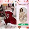 Cosplay de Conejita Sexy de Navidad Cosplay Lencería Sexy para Mujer Set de Vestido Dulce