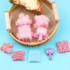Moldes Divertidos de la Serie de Paletas Inglesas: Moldes 3D de Calavera, Corazón y Hacha, Moldes de Impresión Simulada DIY de Alfabeto