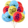 Conjunto de Decoração de Festa de Aniversário One Piece Bandeira de Caveira Bandeira de Bolo Combinação de Bolas de Exaustão Decoração de Aniversário