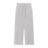 Pantalones rectos de pierna ancha holgados de algodón original de peso pesado para primavera y otoño, unisex, adecuados para uso casual diario, pantalones deportivos versátiles