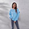 Estilo celebridad de internet Toma real hombro caído manga larga suéter de punto suelto para mujer nuevo Ebay para mujer transfronterizo transfronterizo