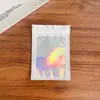 Sacos Auto-Selantes Coloridos a Laser Feitos Sob Medida, Sacos Transparentes a Laser para Embalagem de Joias e Presentes, Sacos Yin-Yang, Direto da Fábrica