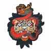 Adesivo de Tecido Estilo Punk Oversized Patch Adesivo Decoração de Costas para Roupas Jeans Adesivo para Buraco de Reparo Adesivo Bordado para Roupas