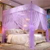 Mosquiteiro para Uso Doméstico, Cama de Casal 1,8m, Estilo Princesa, Estilo Palácio, De Chão, Quarto Tradicional, Três Portas, Estrutura Reforçada 1,5m