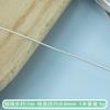 Prata Pura 999 Fio de Prata DIY Fio de Prata Processado à Mão Pulseira Trançada Redonda Joias Enrolamento Acessórios Semi-Acabados