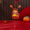 Deus da Fortuna que Balança a Cabeça Ímã Giratório Magnético para Geladeira Deus da Fortuna Oscilante Traz Riqueza e Boa Sorte Gato da Sorte Ornamento Decorativo Festivo