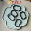 Marco de Nicho Tallado de Ébano Marco de Calabaza Accesorios DIY Colgante de Coche Yiming Xianyuan Accesorios para Llavero