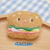Muñeca de Pan de Dibujos Animados, Hamburguesa, Helado, Tortilla, Accesorios para el Cabello DIY, Broche, Colgante para Mochila de Estudiante, Regalo