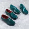 Botas de agua de moda para mujer, caña baja, a prueba de aceite, antideslizantes, resistentes al desgaste, impermeables, para cocina, soleadas, lingote de oro, botas de lluvia para mujer, caña corta, Nuevas