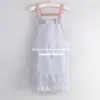Delantal de lona para cocina casera, delantal floral pequeño para restaurante, cafetería, tienda de barbacoa, ropa de trabajo para el trabajo, venta al por mayor