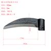 20cm con cabeza de hoja de cuchillo de aro siega herramientas agrícolas acero al manganeso cuchillo de madera corte puerro hoz pequeña hoz especial