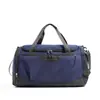 Bolsa de Viaje Portátil de Moda, Nuevo Compartimento para Zapatos, Bolsa para Deportes de Natación y Fitness, Set de Separación Seco y Húmedo, Bolsa de Equipaje Portátil con Ruedas
