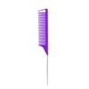 Atacado de fábrica pente de cauda pontiaguda pente para mechas de cabelo pente para corte de cabelo pente para extensão de cabelo agulha de aço resistente a altas temperaturas pente de cauda de rato