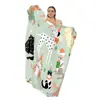 Manta Gruesa de Felpa Corta y Franela para Coche para Viajes Largos Manta Cálida Decoración de Sofá Manta de Tiro Ropa de Cama para el Hogar Manta Pequeña