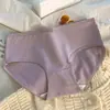 Ropa interior de algodón puro para mujer con entrepierna antibacteriana, estilo coreano, tiro medio, estilo japonés, simple, cómoda, sin costuras, transpirable, calzones para chica joven