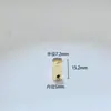 Las campanas colgantes de aleación de zinc son adecuadas para ropa y equipaje, con una correa de conexión de 5 mm y orificios para tornillos