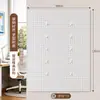 Estante de almacenamiento para tablero de clavijas tablero de clavijas agujero redondo tablero metálico perforado pared entrada puerta recibidor tablero colgante estante de almacenamiento de pared