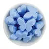 20*27mm Acrílico Color Sólido Mariposa Cuentas de Agujero Grande Materiales Hechos a Mano Cuentas de Agujero Vertical Cuentas Sueltas Accesorios para Joyería DIY