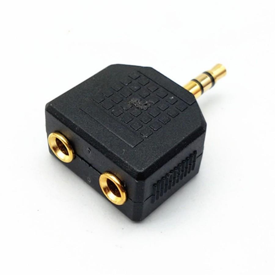 3.5mm耳机一分二分线器情侣转接线双接口音频转接1转2分插