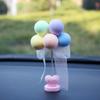 Suministro Directo de Fábrica Adornos para Coche de Celebridades de Douyin Globos de Confesión Dibujos Animados Creativos de Cabeza Vibratoria Decoraciones de Horneado