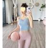 Venta al por mayor de ropa interior deportiva de resistencia media y alta con sujetador con almohadilla para el pecho, malla de yoga, hermosa parte superior de fitness con espalda