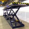 Plataforma elevatória de tesoura dupla de camada única de 1 tonelada personalizada, fabricante de plataforma elevatória elétrica, produção galvanizada, plataforma elevatória de tesoura