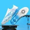 Zapatos de Fútbol Nuevos Transfronterizos Botas de Fútbol Tejidas sin Costuras Fly Césped Hombres Juego Profesional Entrenamiento Zapatos de Fútbol