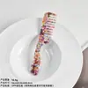 YHJ nova pente de cabelo europeu e americano pente de placa de acetato pente de cor mármore antiestático pente pequeno colorido
