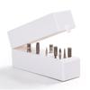 Nadeco Herramienta para Uñas Caja Lápiz Pulidor Cuadrada Herramienta para Tienda de Uñas Caja de Almacenamiento Dispensador de Uñas