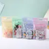 Bolsas de Dibujos Animados de Pie para Snacks, Bolsas Sellables con Cierre Zip para Productos Horneados, Dulces de Leche, Bolsas de Empaque para Pastel de Durazno al por Mayor