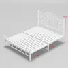 Cama de ferro espessada reforçada simples moderna cama princesa celebridade 1,8m cama de casal nórdica individual 1m cama de ferro