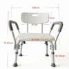 Silla de ducha para baño de persona mayor silla de ducha antideslizante modelo con peso silla de ducha silla de baño para ancianos taburete de ducha para persona de talla grande
