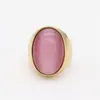 R0021-HK03 Anillo Retro Elegante de Acero de Titanio con Gema para Hombres y Mujeres Anillo de Joyería Simple de Moda Retro Anillo